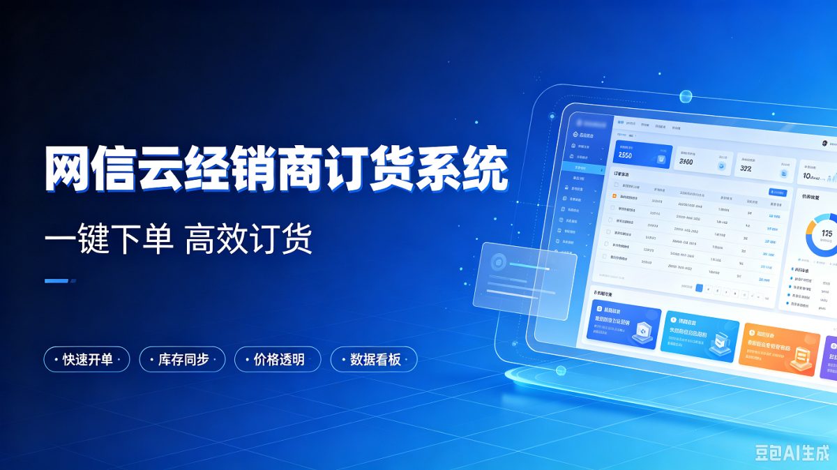 网信云订货系统 产品截图